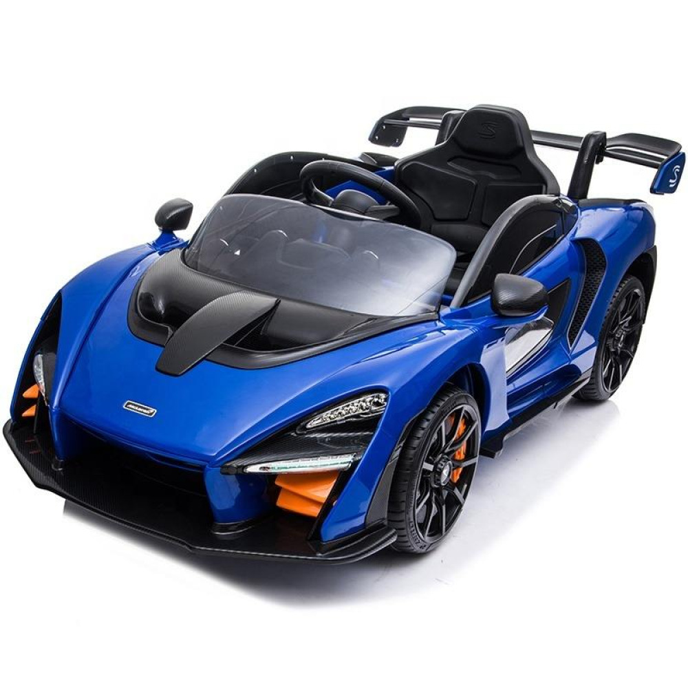 McLaren Senna Ultimate - Şeffaf Kapı Panelli, Dev Kanatlı, 12V ve Lisanslı Akülü Hiper Otomobil