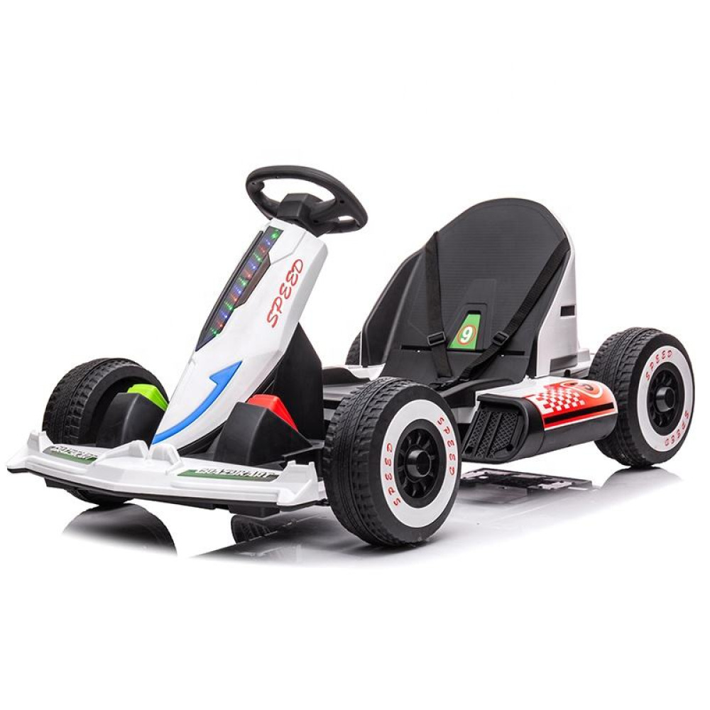 Formula-Race Go-Kart 12V - Alçak Şasili, Tek Kişilik Yarış Koltuklu, 12V ve Çevik Sürüşlü Akülü Kart