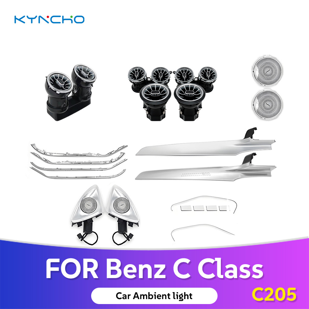 Mercedes-Benz C-Class C205 Coupe & AMG C43 Magic Turbine Hava Menfezi ve Akıllı LED Aydınlatma Sistemi