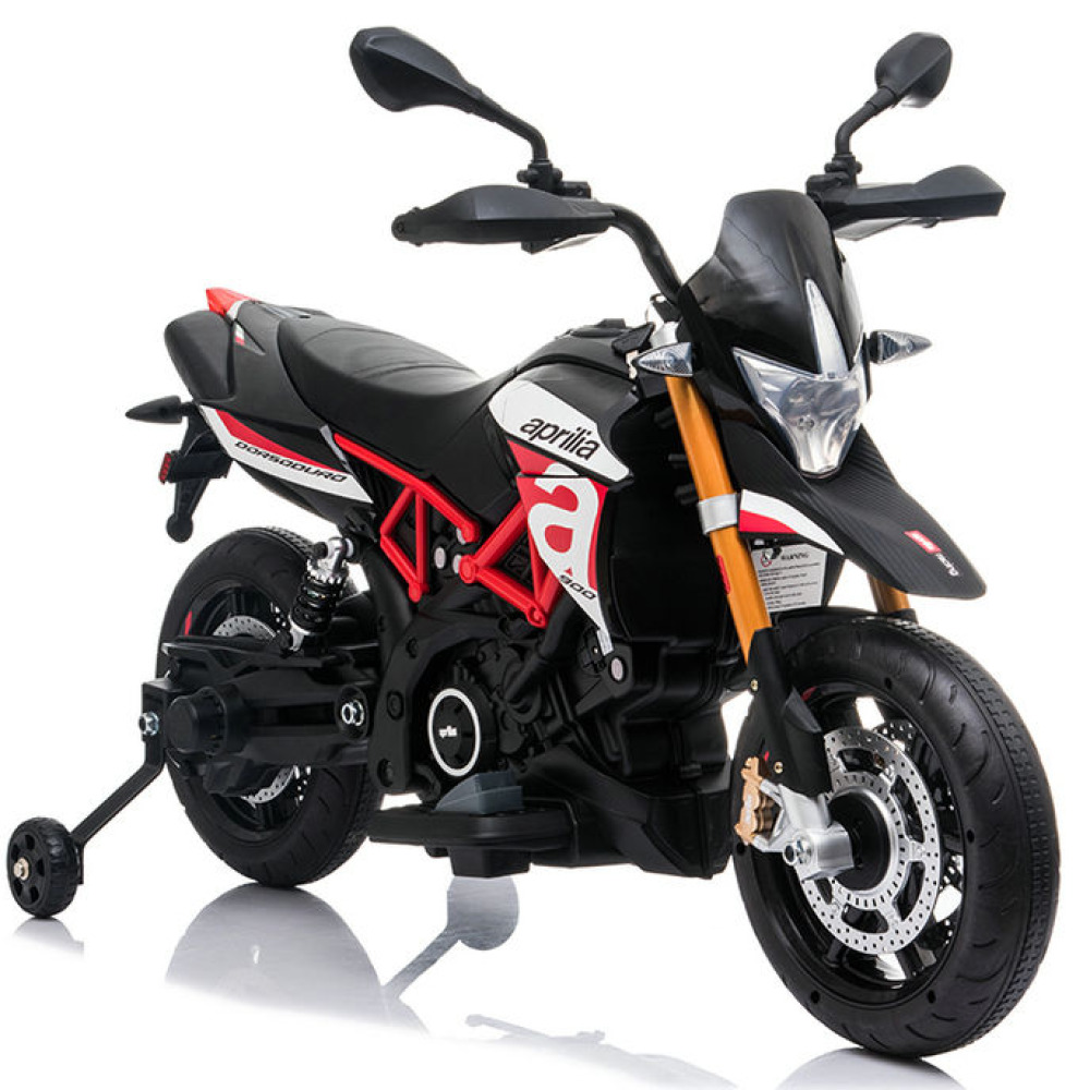 Aprilia Dorsoduro 900 Lisanslı 12V Çocuk Akülü Motosikleti