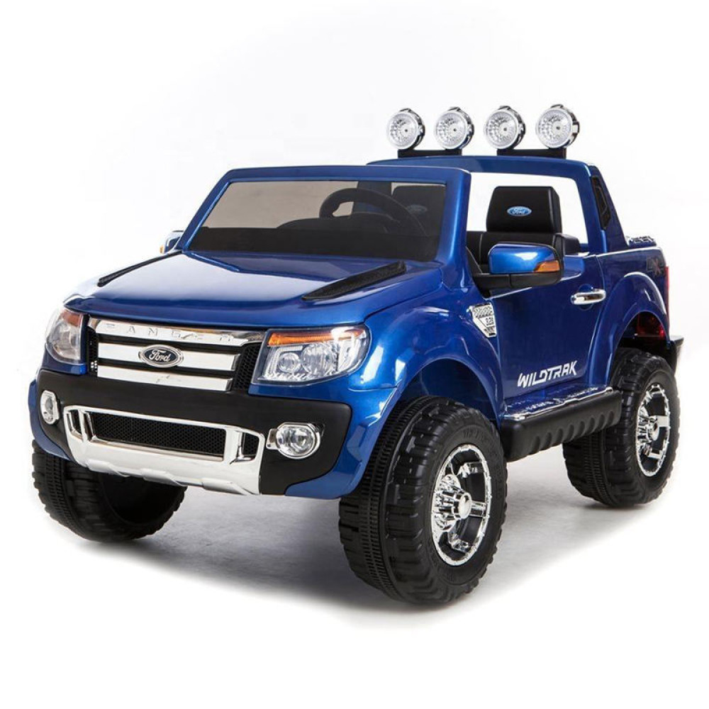 Ranger-Wildtrak 4x4 Monster - Tavan Lambalı, Dev Tekerlekli, 4 Motorlu ve Lisanslı Akülü Pick-Up
