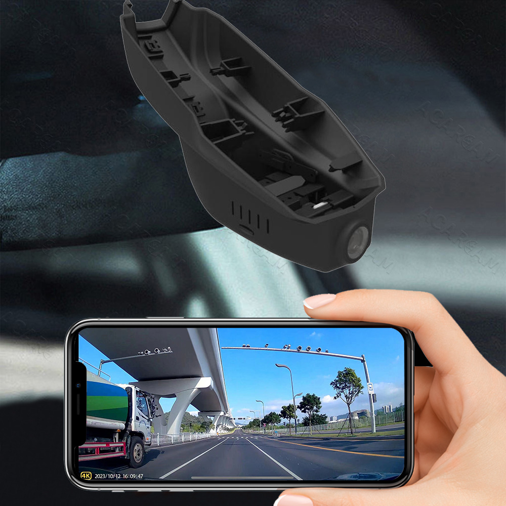 BMW 2 Serisi Modele Özel 4K HD Çift Yönlü Gizli Dash Cam Araç Kamerası