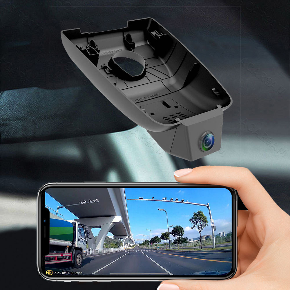 Toyota Highlander İçin 4K UHD Çift Lensli GPS Destekli Dash Cam