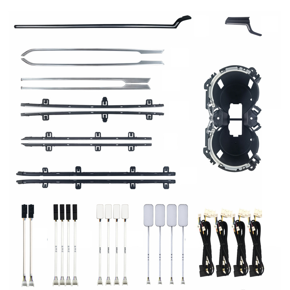 Audi A4 / A5 (B9) 2017-2025 İçin 32 Renkli Dashboard ve Konsol Ambiyans Aydınlatma Sistemi