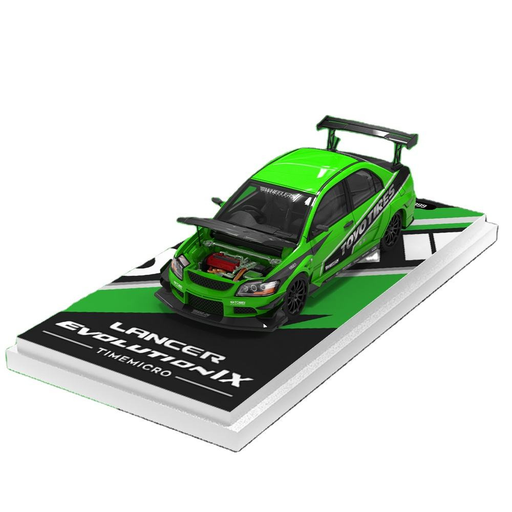 TimeMicro 1/64 Mitsubishi Lancer Evolution (EVO) Limited Painting Edition – Ralli Efsanesinin Sanatsal Ruhu Diecast Koleksiyonunuzda