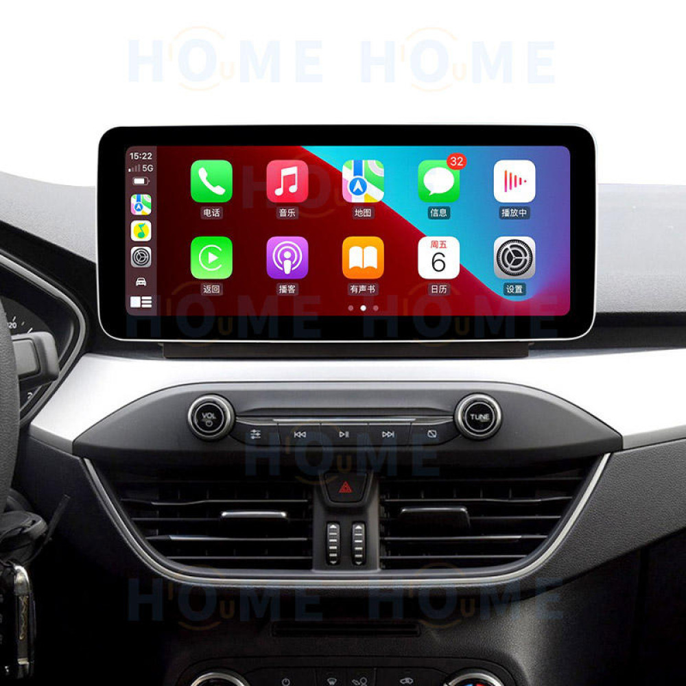 Ford Focus 12.3 inch Android 14 - CarPlay - Android - GPS Navigasyon - Multimedya Ekran 2019 -2020