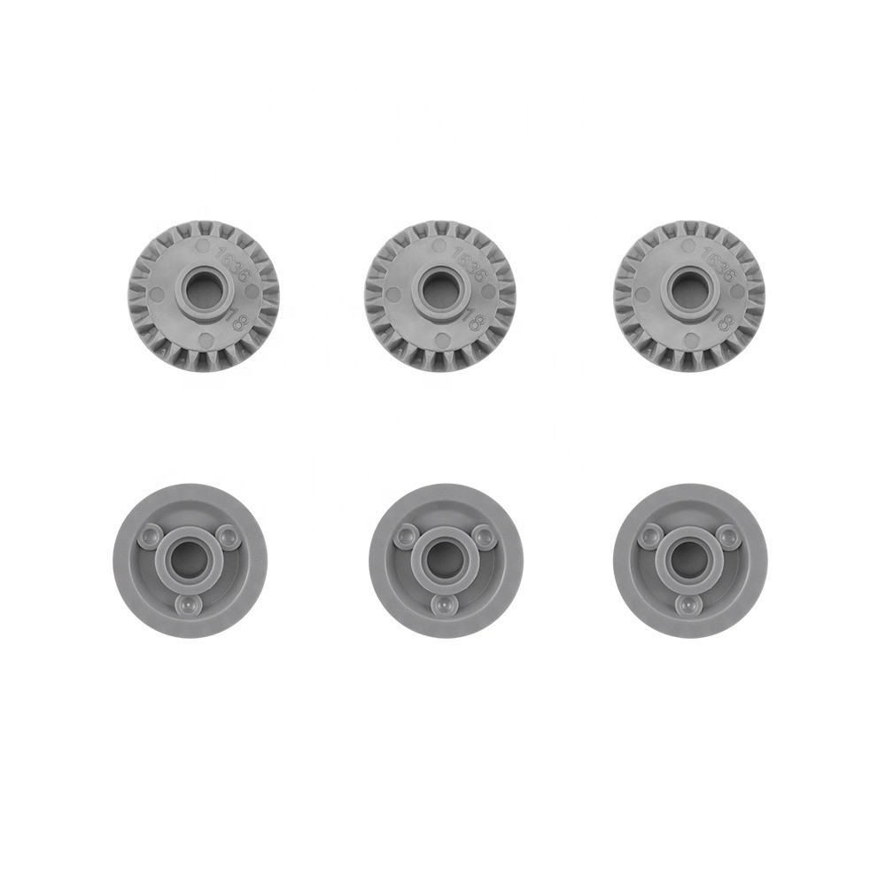 EduWeDo No. 87407 Teknik Çift Taraflı Konik Dişli (Gear 20 Tooth Bevel / Double-Sided) – Robotik Güç Dağıtımı ve Diferansiyel Mekanizması Elemanları