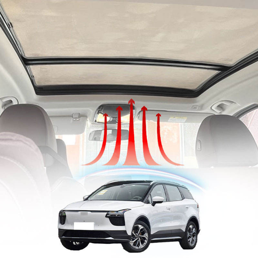 Aiways Serisi Özel Tasarım Geri Çekilebilir (Retractable) Panoramik Cam Tavan Güneşliği