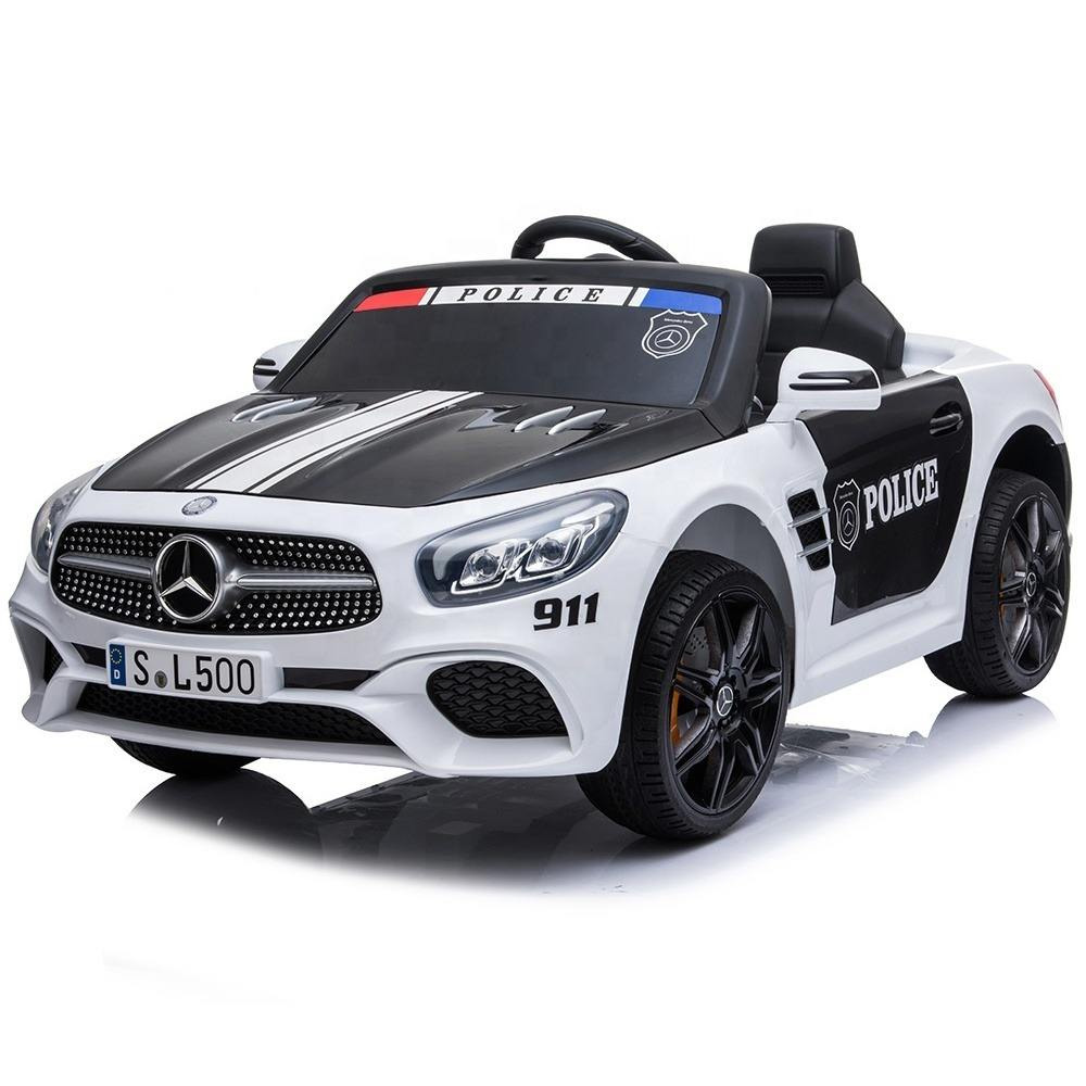 12V Licensed Mercedes-Benz X-Class Police - Orijinal Lisanslı Devriye Pick-up, Çakarlı Tepe Lambalı, Sirenli, Megafonlu ve Uzaktan Kumandalı Ultra-Lüks Polis Aracı