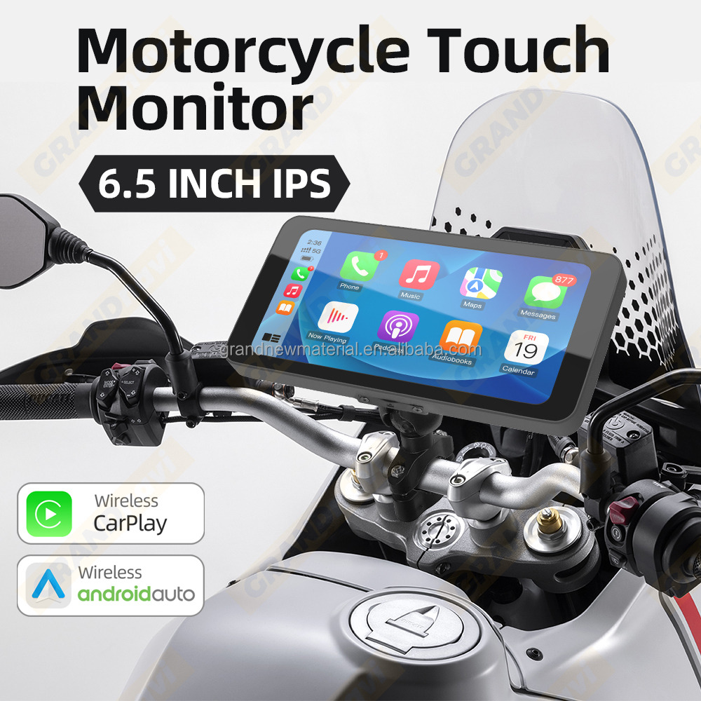 6.3 inç CarPlay Multimedya Navigasyon Cihazı CarPlay Android BT Wifi DVR Çift Kamera