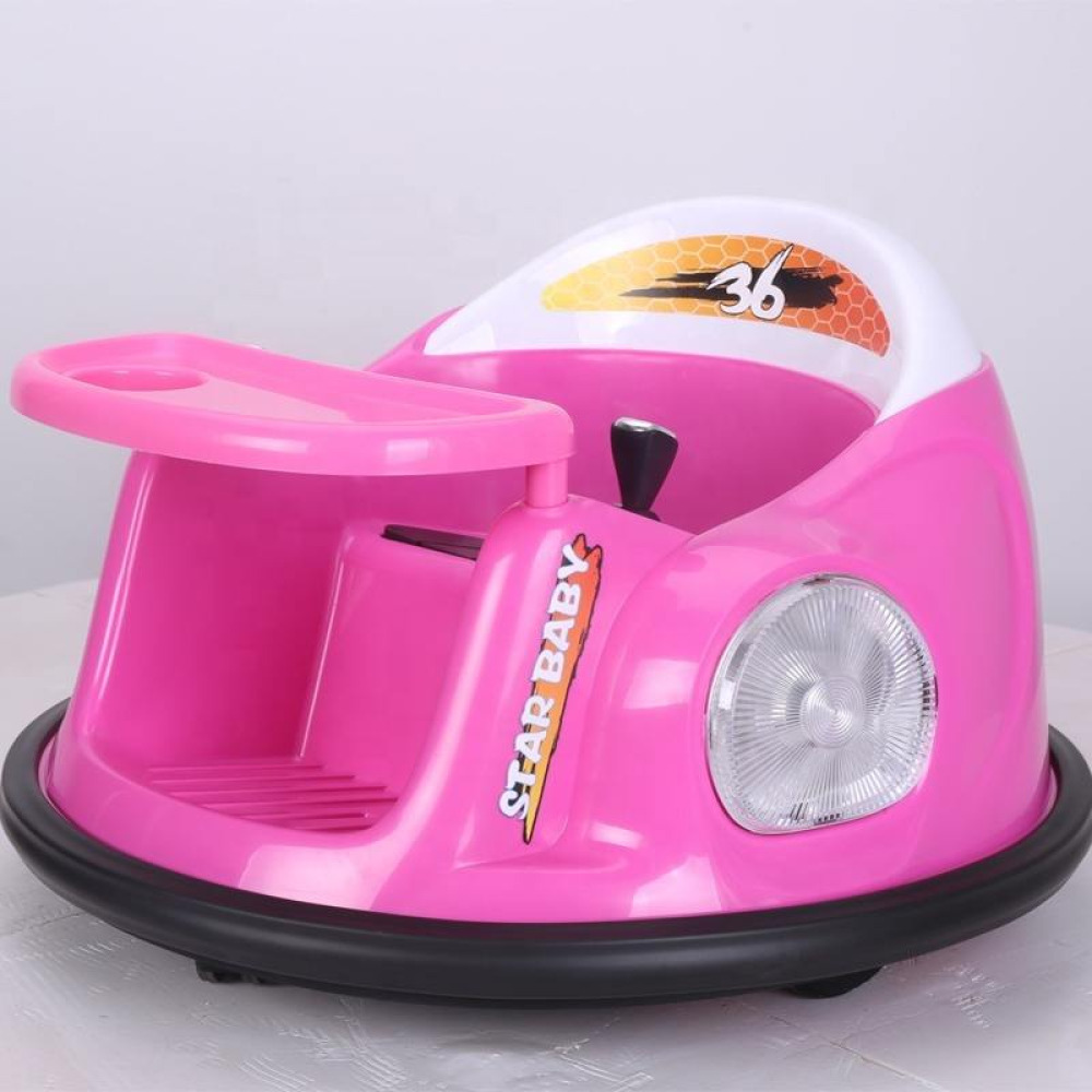 Turbo-Spin Pro 360 Plus - Çıkarılabilir Yemek Tablalı, 360 Derece Dönebilen, Uzaktan Kumandalı ve Müzikli Akülü Etkinlik Aracı