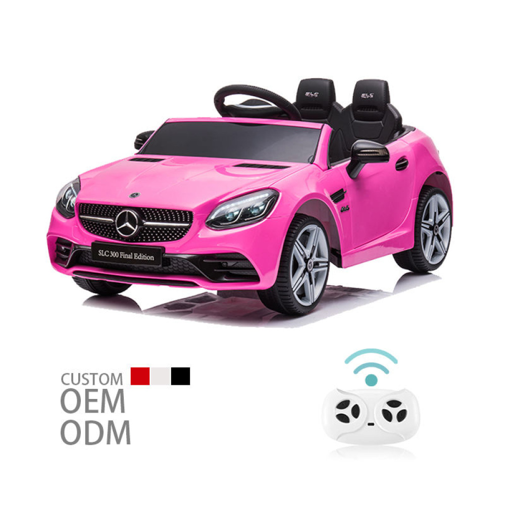 SLC-Final 12V Roadster - Elmas Izgaralı, Sun Yellow Renkli, 12V Çift Motorlu ve Lisanslı Akülü Mercedes