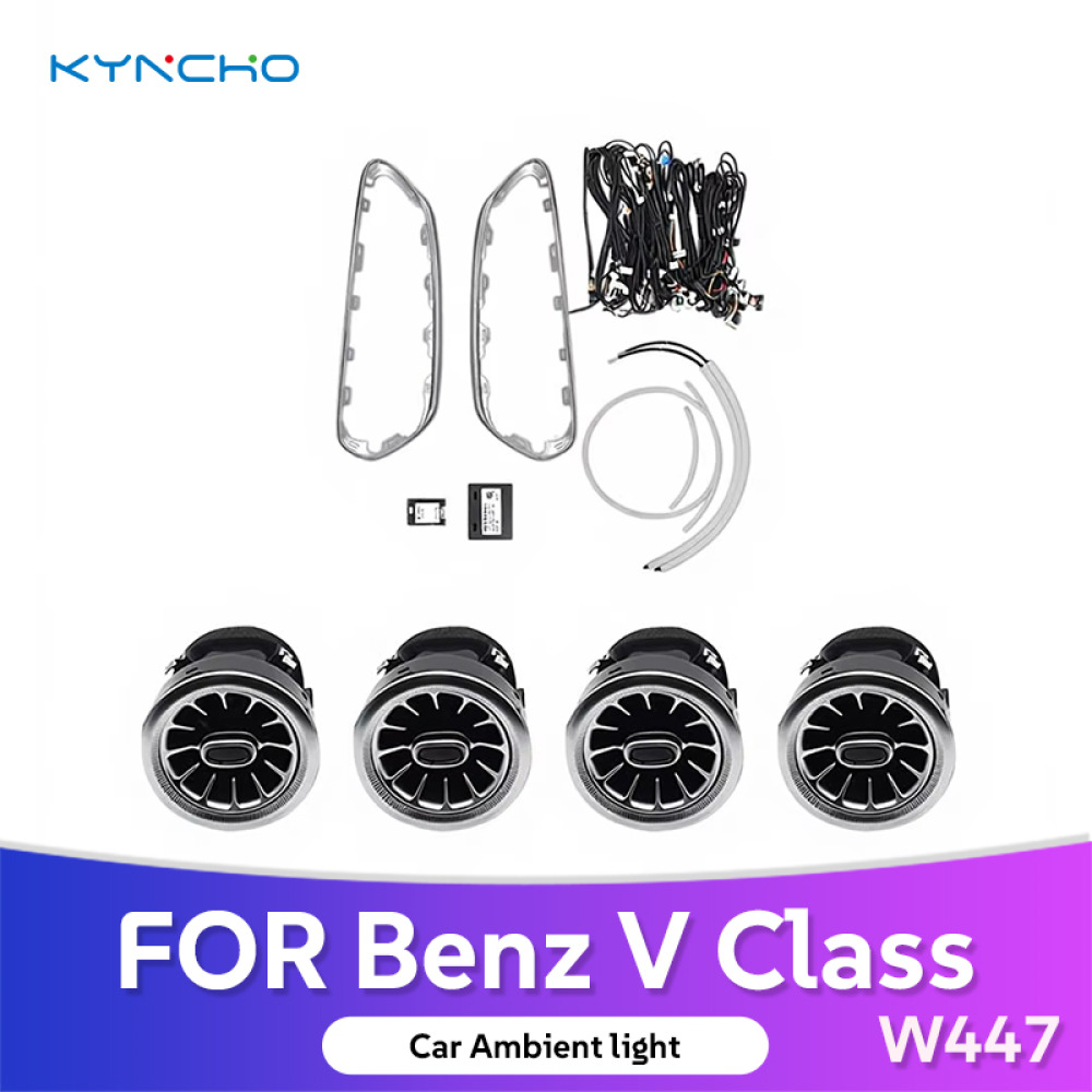 Mercedes-Benz V-Class W447 (2014+) 64 Renk Akıllı LED & Neon Aydınlatma Sistemi