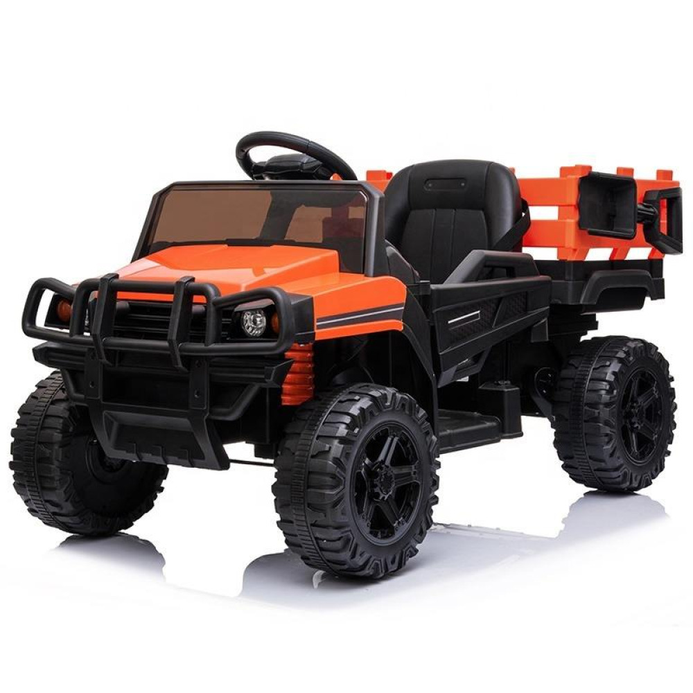 12V Farmer Pro-Tractor - Römorklu, 2.4G Uzaktan Kumandalı, Müzik Panelli ve Güçlendirilmiş Çekiş Sistemli Fonksiyonel Akülü Traktör