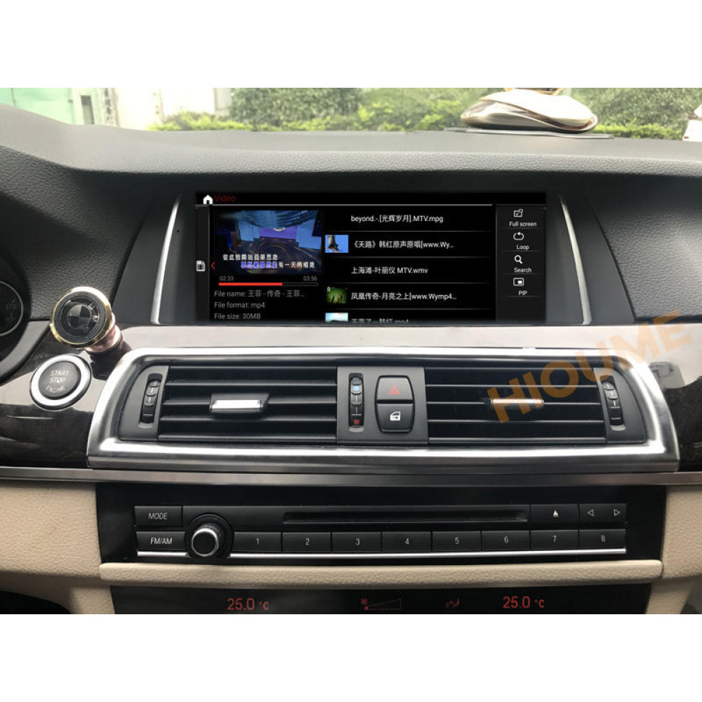 BMW 5 Serisi F10/F11 10.25 inch Android 11 - CarPlay - Android - GPS Navigasyon - Multimedya NBT Ekran 2011-2017