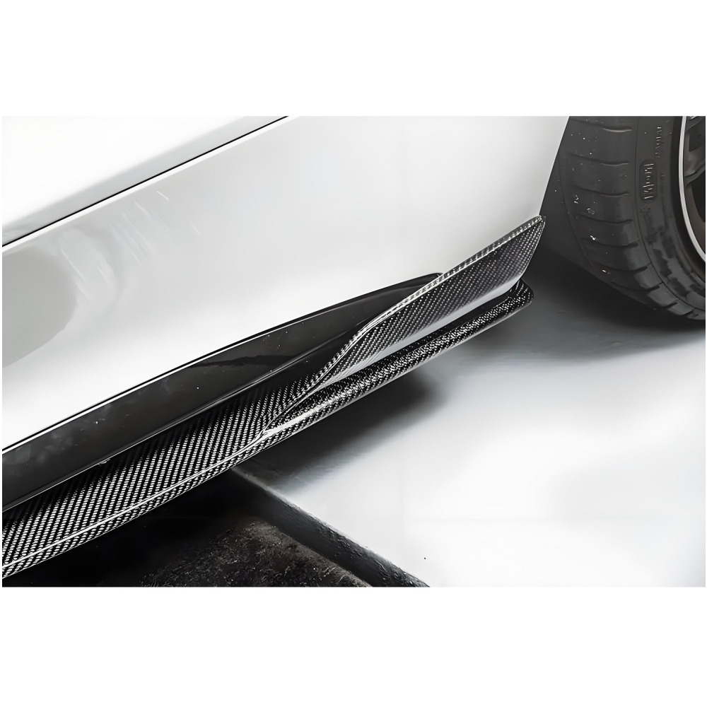Koenigsegg Serisi Gerçek Karbon Fiber Yan Marşpiyel (Side Skirt)