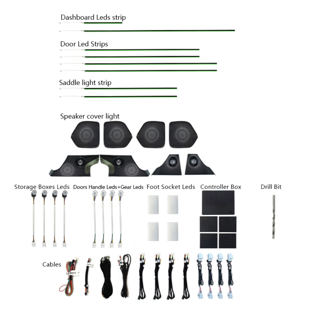 Lincoln Corsair Araç İçi Ambiyans Led Aydınlatma 2013-2024