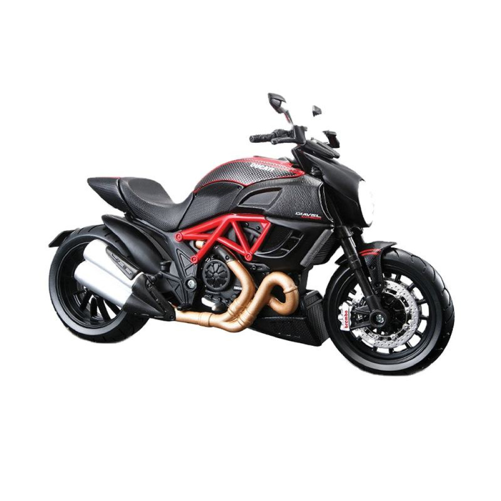 Maisto 1/12 Ducati Diavel Carbon Diecast İtalyan Kaslı Motosiklet Tasarımı