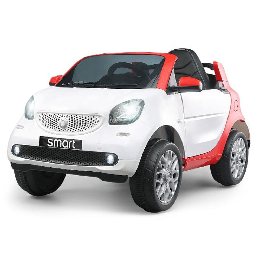12V Licensed Smart Fortwo - Orijinal Lisanslı, Kompakt Şehir Tasarımı, Eva Tekerlekli, 2.4G Uzaktan Kumandalı ve Bluetooth Bağlantılı İdeal İlk Adım Akülü Aracı