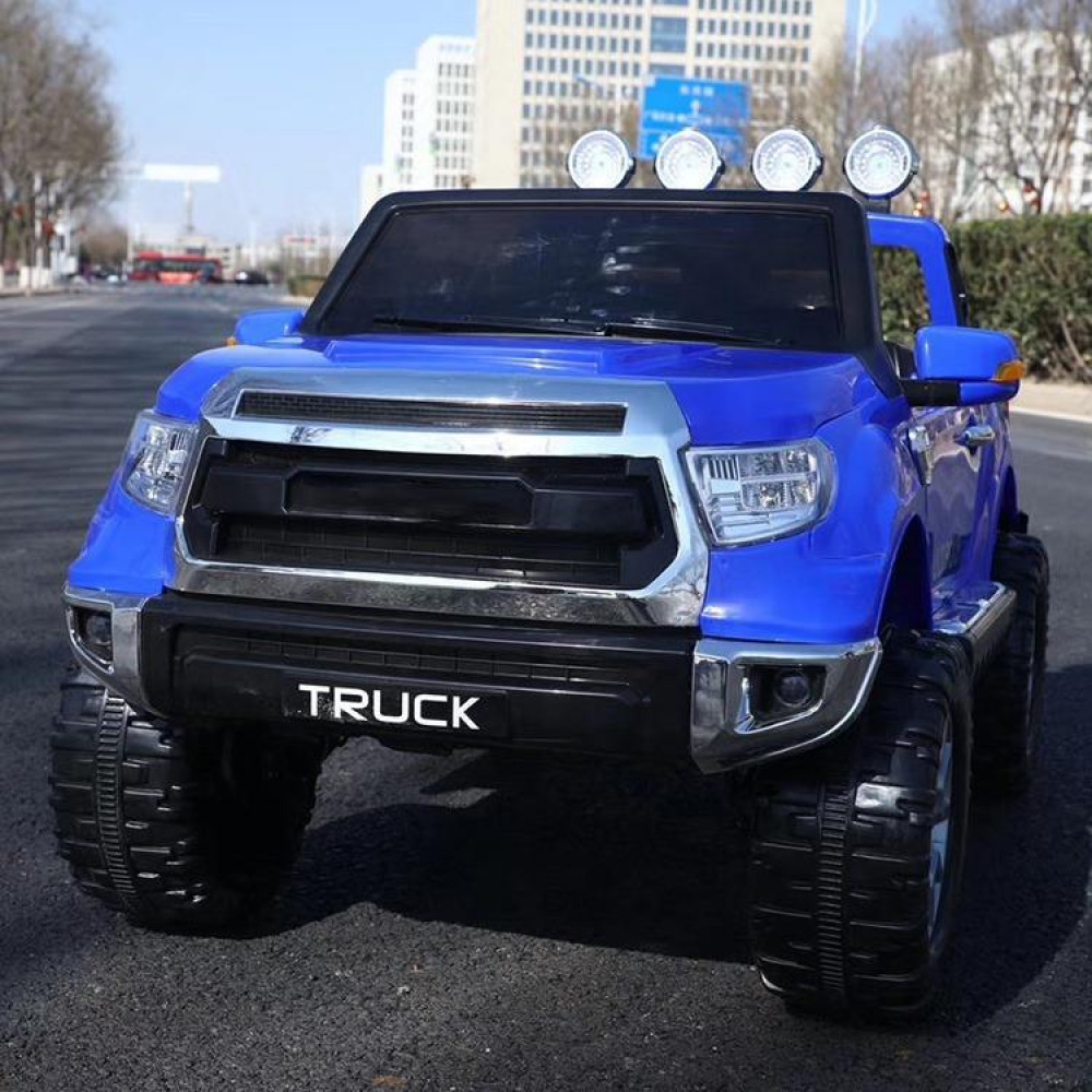 Monster-Pickup 12V Extreme Off-Road - Dev Tekerlekli, Grafik Detaylı, 12V Çift Motorlu ve Yüksek Şasili Akülü Kamyonet