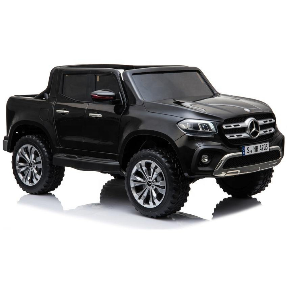 X-Class-Patrol 12V - Çakar Lambalı, Sirenli, 12V Çift Motorlu ve Lisanslı Akülü Mercedes Pick-Up