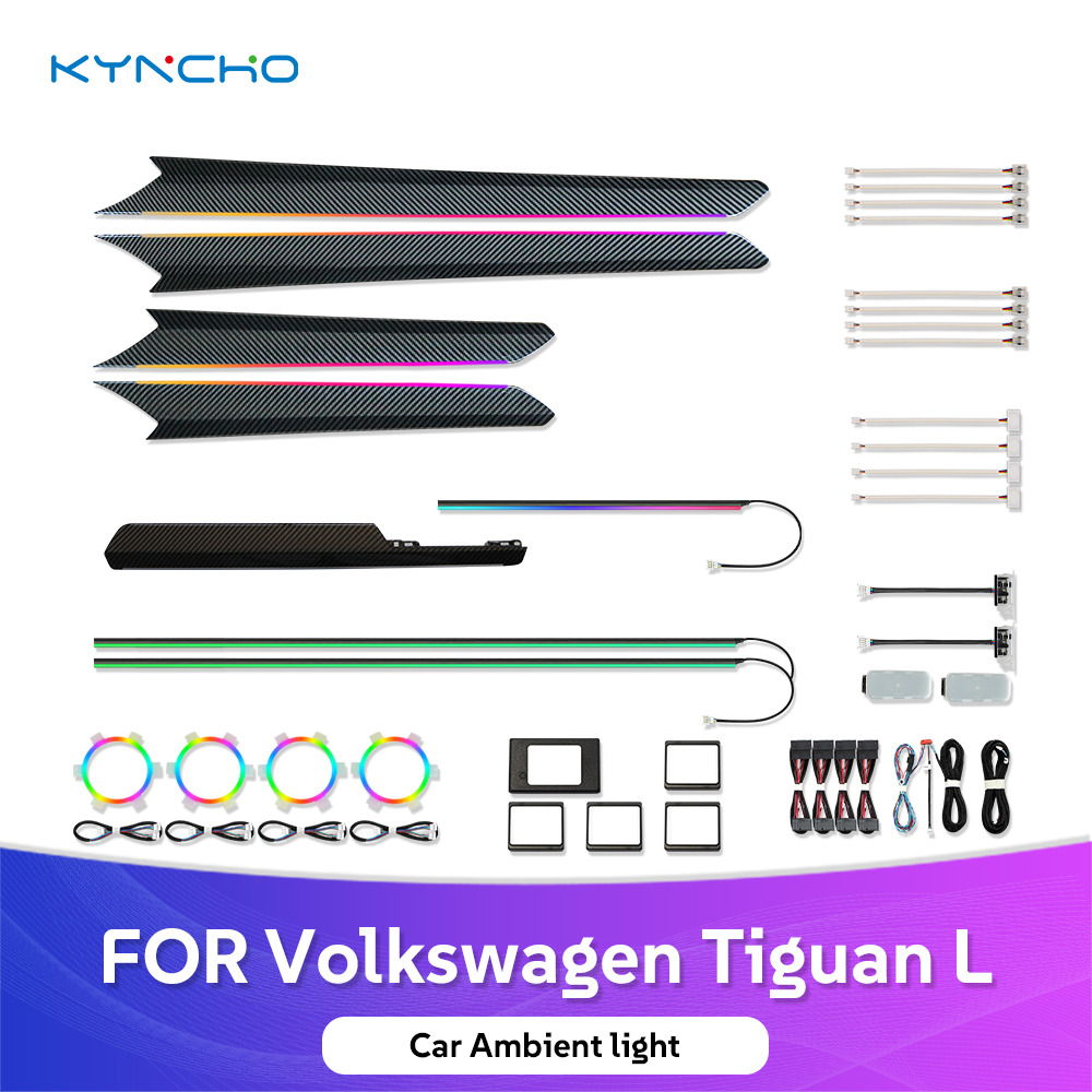 Volkswagen Tiguan 64 Renkli Akıllı Symphony LED İç Mekan Ambiyans Aydınlatma Sistemi