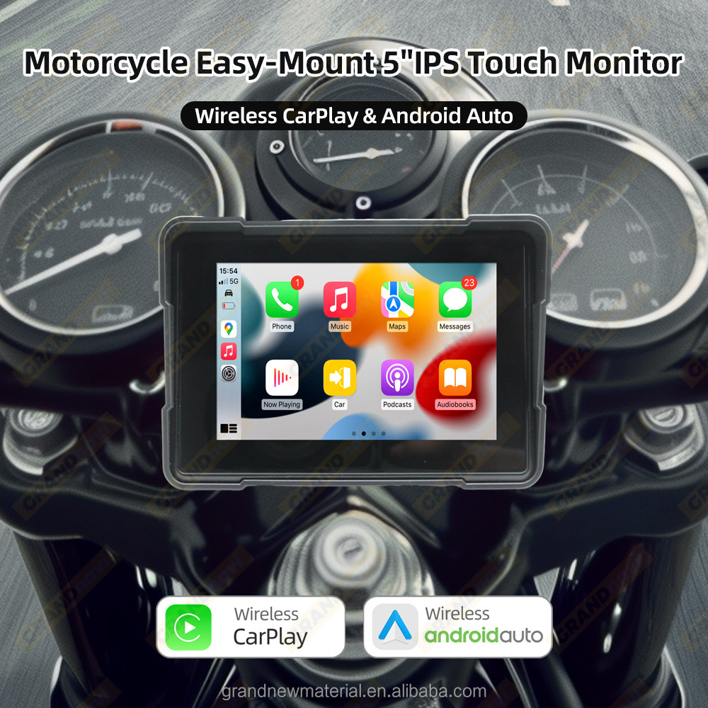 5 inç CarPlay Multimedya Navigasyon Cihazı CarPlay Android BT Wifi DVR Çift Kamera