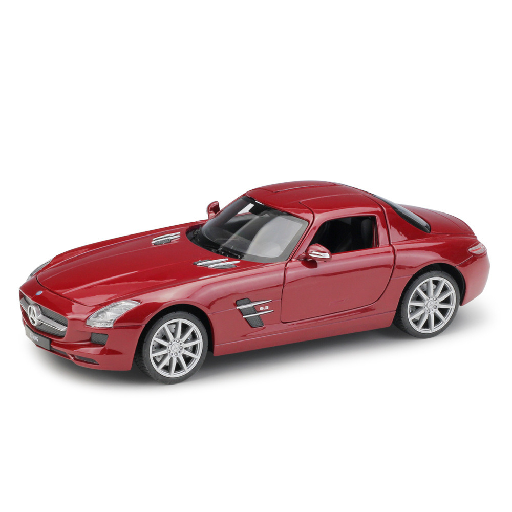 Welly 1/24 Mercedes-Benz SLS AMG Diecast Martı Kanatlı Modern Bir Efsanenin Doğuşu