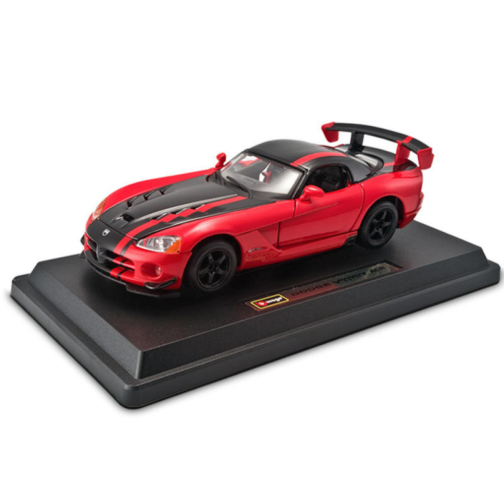 Bburago 1/24 Dodge Viper SRT10 ACR Diecast Safkan Amerikan V12 Katili ve Pistlerin Zehirli Yılanı