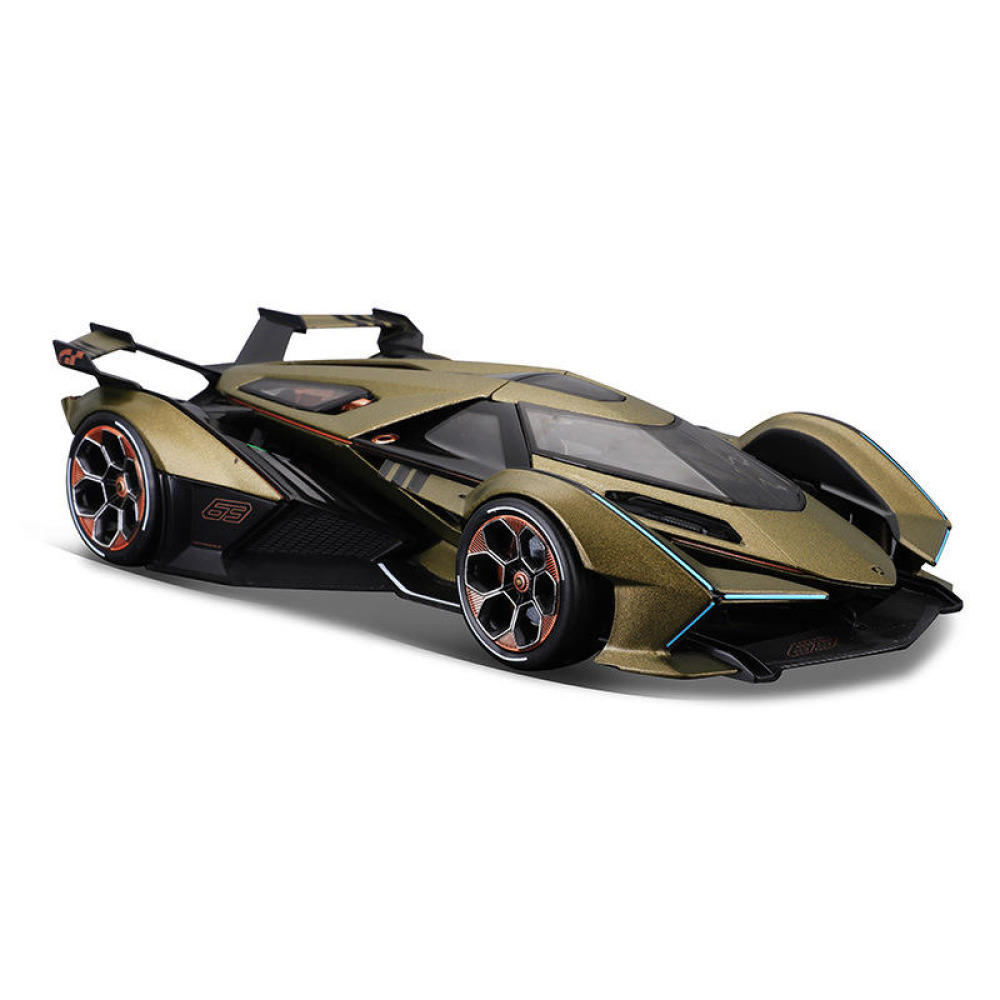 Maisto 1/18 Lamborghini V12 Vision Gran Turismo Diecast Sanal Dünyadan Pistlere Uzanan Fütüristik Bir Canavar