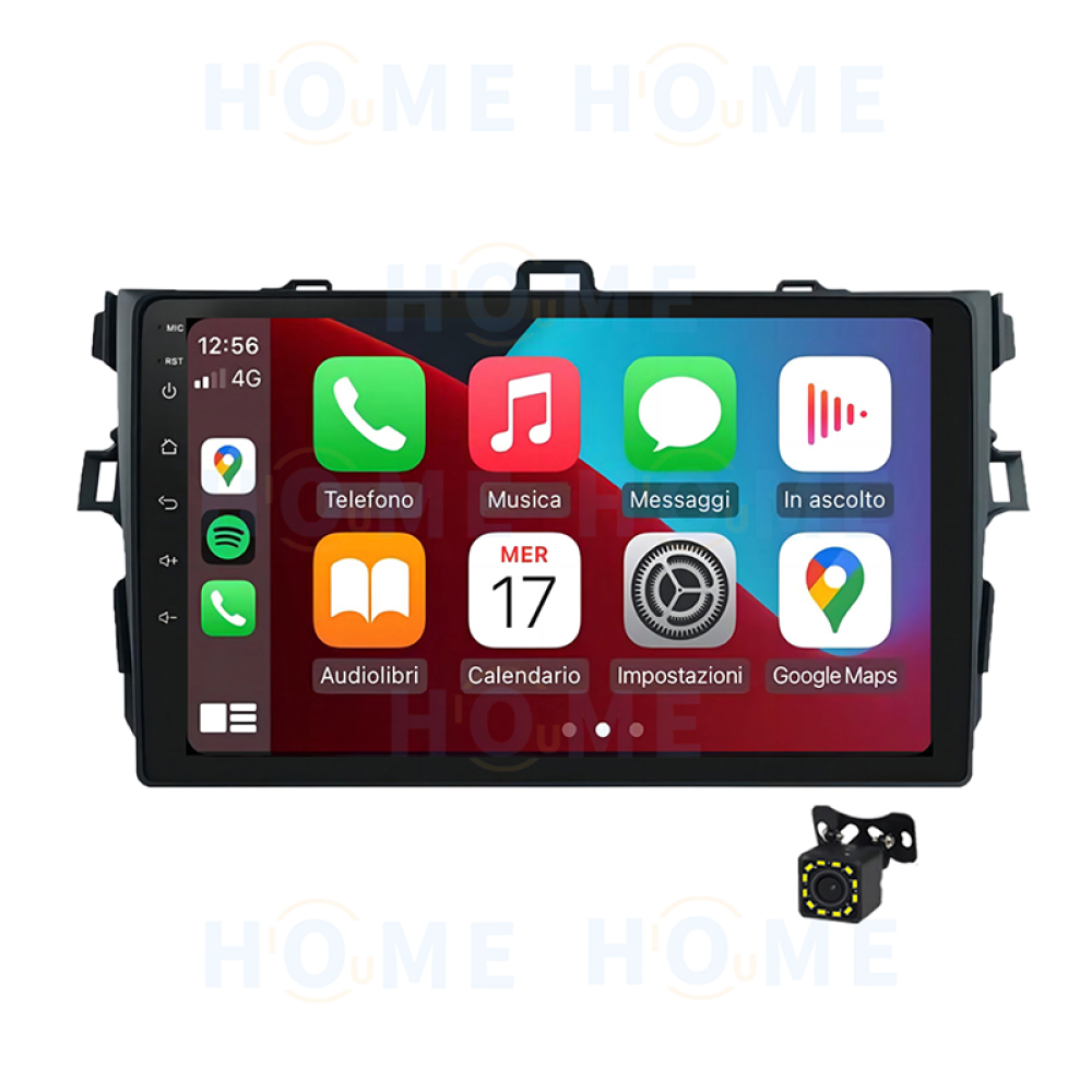 Toyota Corolla Android 14 - CarPlay - Android - GPS Navigasyon - Multimedya Ekran 2007-2013