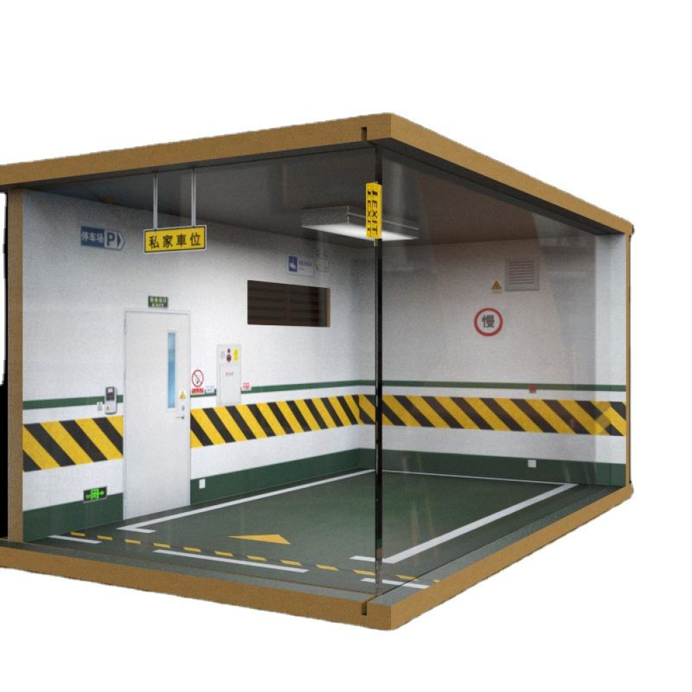 1/24 Ölçekli LED Aydınlatmalı VIP Garaj – Tekli Diecast Modeliniz İçin Akrilik Korumalı Showroom