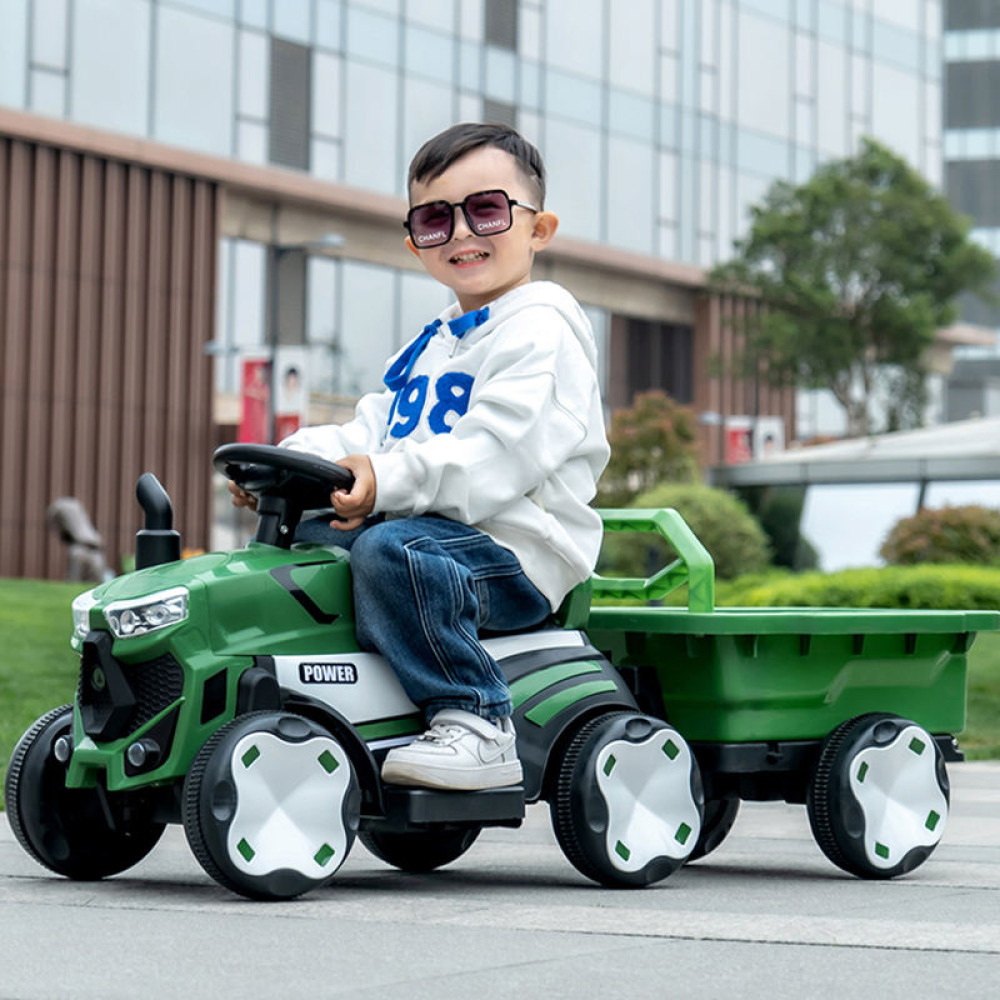 12V Tiny-Hauler Şehir Kamyonu - Müzikli, Işıklı ve Konforlu Sürüş Sunan Başlangıç Seviyesi Akülü Kargo Aracı