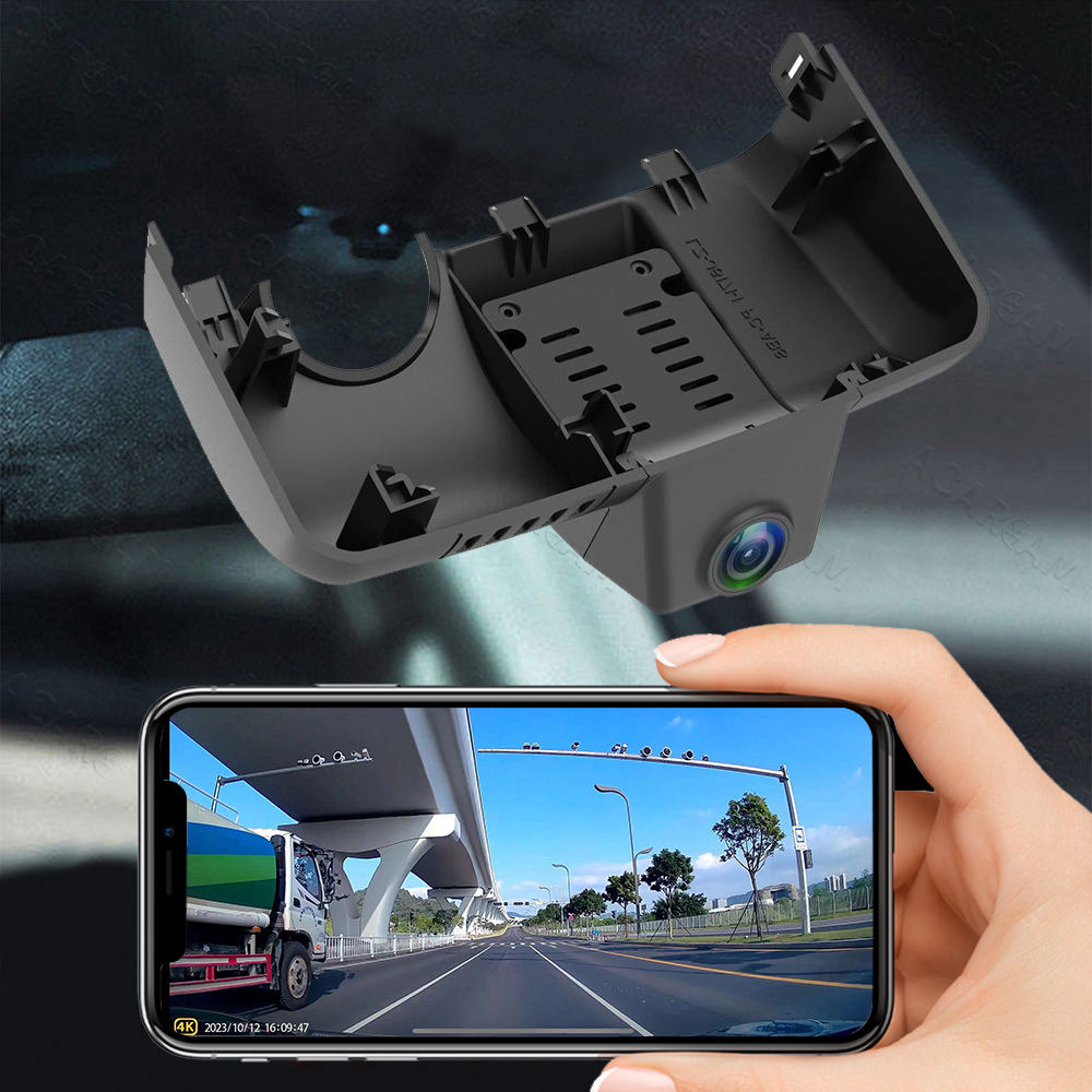 Cadillac CT6 2019-2022 Modele Özel 4K Çift Lensli Gizli Dash Cam