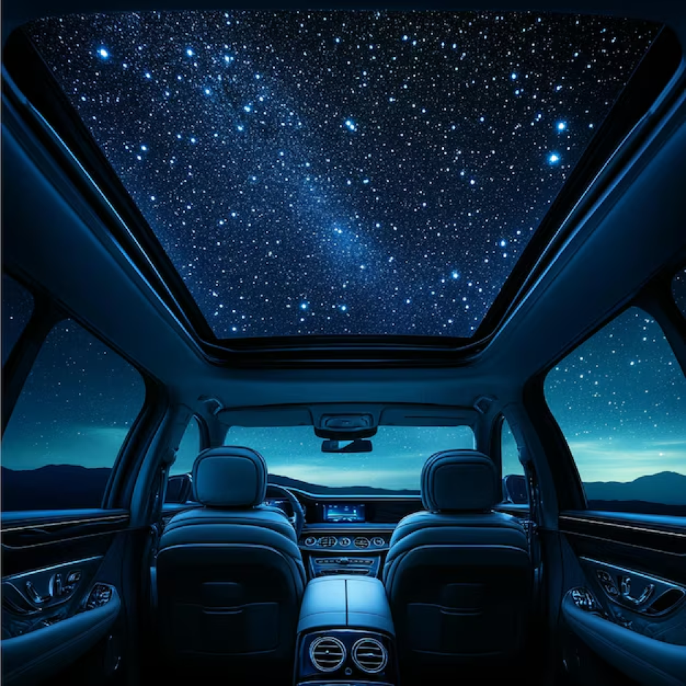 RGBW Araç Tavanı Yıldız Işıkları - Meteor LED Fiber Optik Yıldız Tavan Aydınlatma Kiti, APP Kontrollü Yıldızlı Gökyüzü, Ev Dekorasyonu