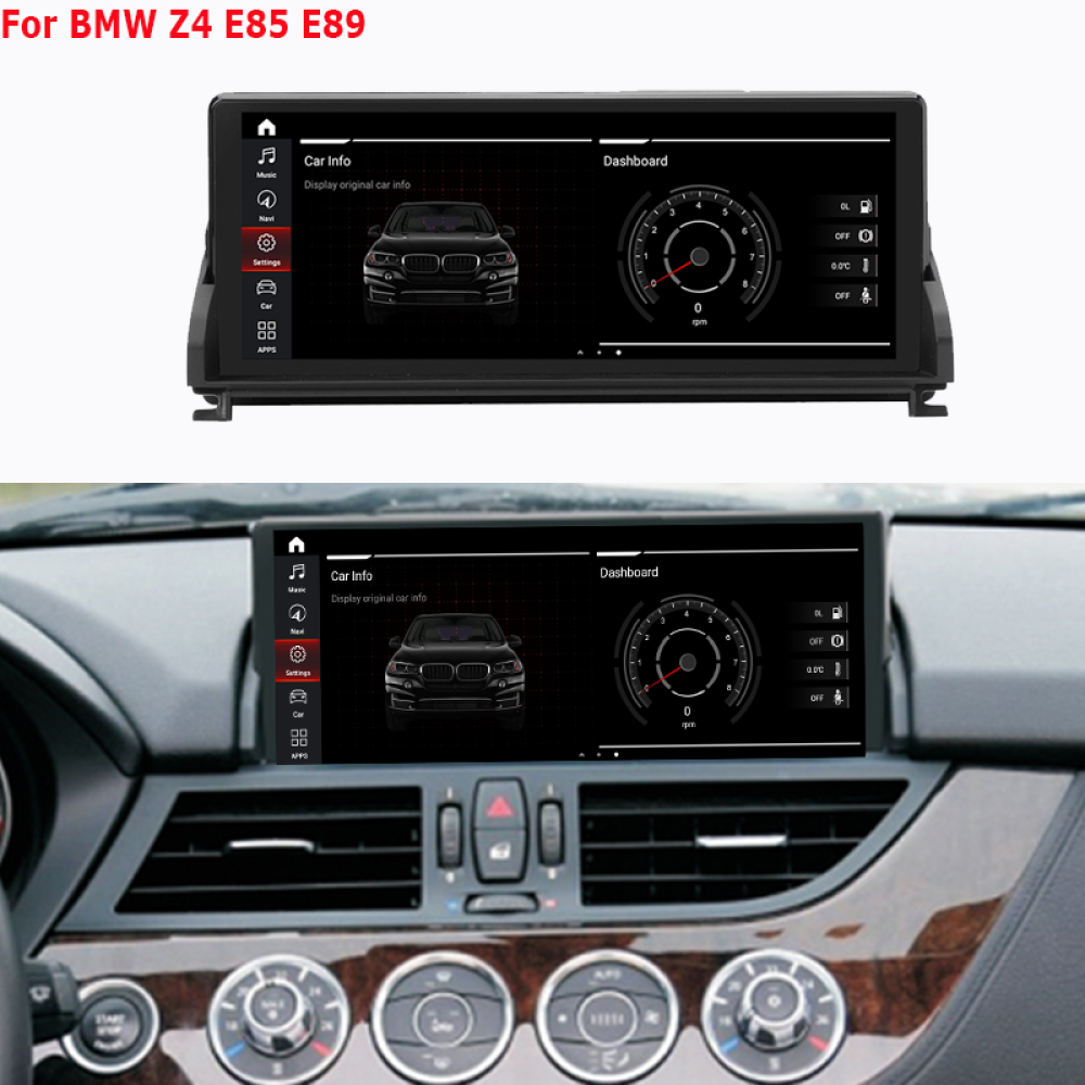 BMW Z4 E85 E89 10.25 inch Android 11 - CarPlay - Android - GPS Navigasyon - Multimedya NBT Ekran 2003-2009