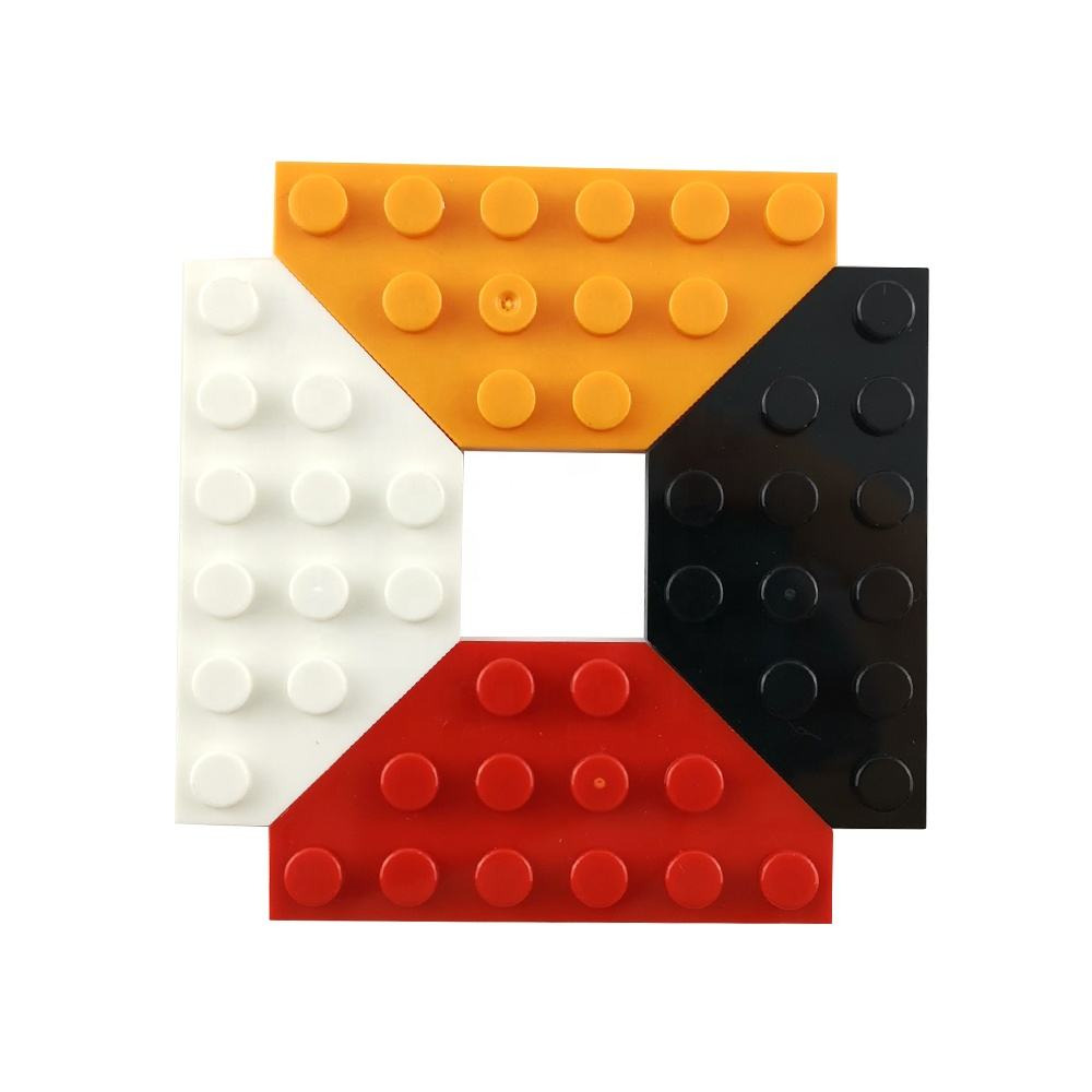 EduWeDo No. 2419 Teknik Açılı Köşe Plakası (Wedge Plate 3x6 Cut Corners) – Robotik Aerodinamik Kanat ve Geniş Gövde Tasarım Elemanları