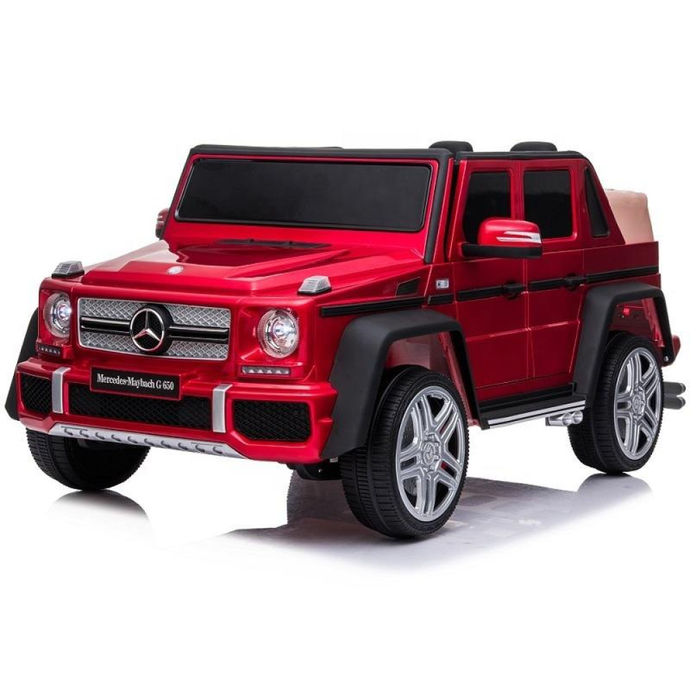 12V Licensed Mercedes-Maybach G650 Landaulet - Orijinal Lisanslı, Ultra Lüks SUV, Eva Tekerlekli, Deri Koltuklu ve Uzaktan Kumandalı Akülü Çocuk Arabası