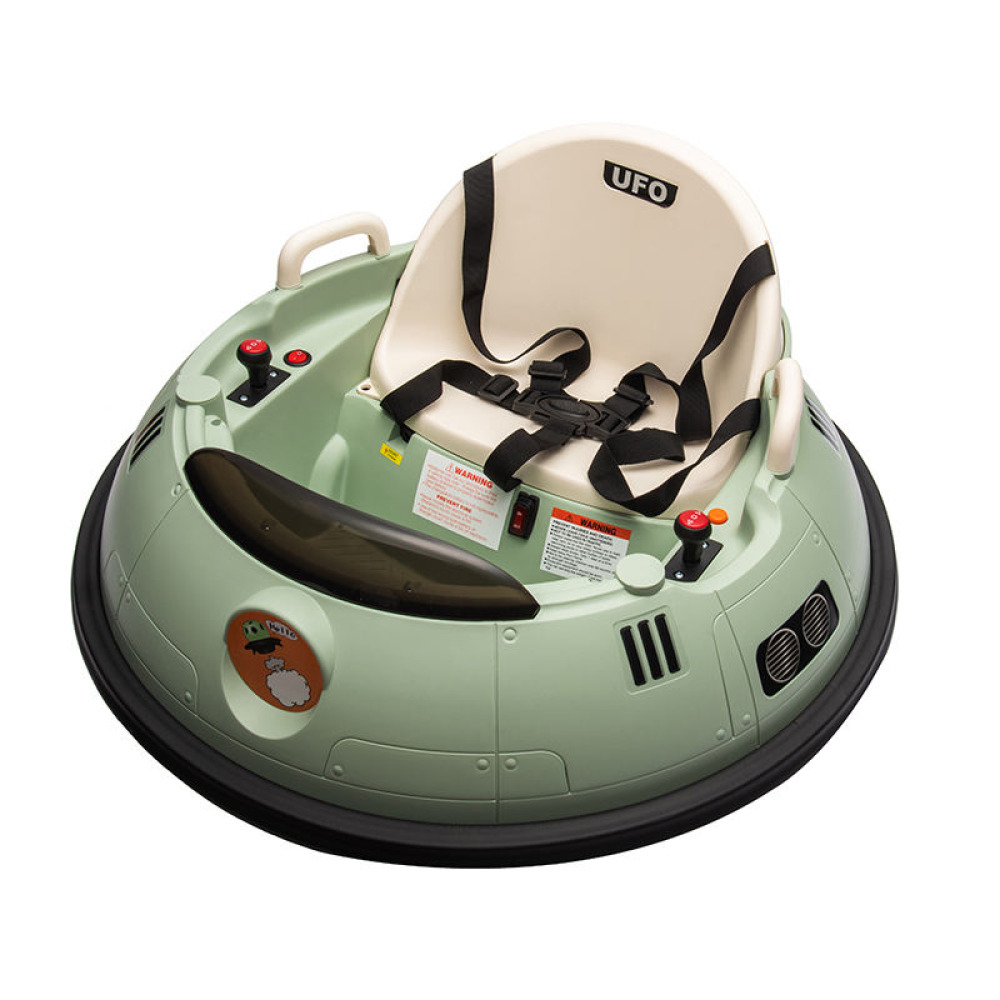 Speed-Spin 12V Classic Bumper Car - 360 Derece Sınırsız Hareket, Uzaktan Kumandalı, Kaymaz Tabanlı ve Ekstra Dayanıklı Gövde Yapılı Akülü Araç