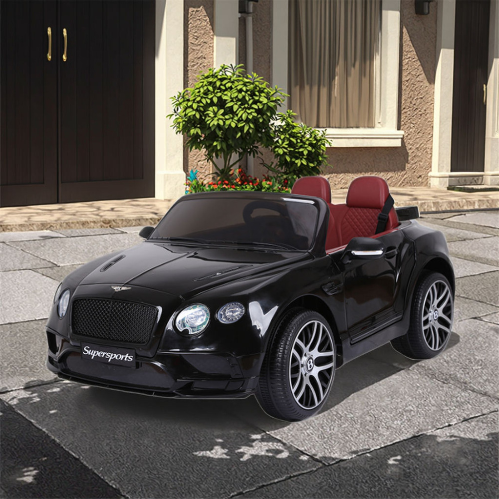 12V Licensed Bentley Bacalar - Orijinal Lisanslı, Kristal Farlı, Eva Yumuşak Tekerlekli, Deri Koltuklu ve Uzaktan Kumandalı Ultra Lüks Akülü Spor Araba