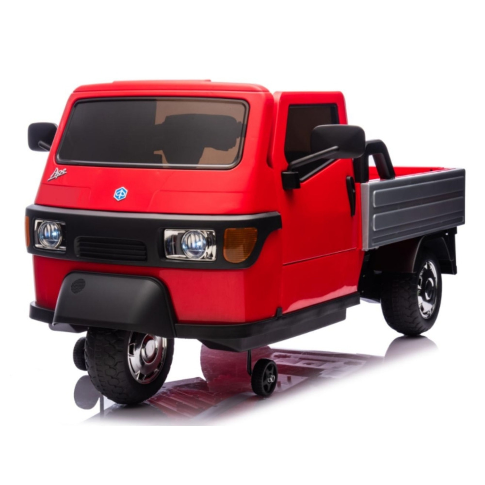Piaggio Ape Lisanslı 12V Çocuk Akülü Üç Tekerlekli Nostaljik Araç (2025 Model)
