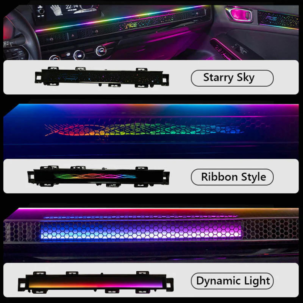 Honda Civic Araç İçi Ambiyans Led Aydınlatma 2022-2023