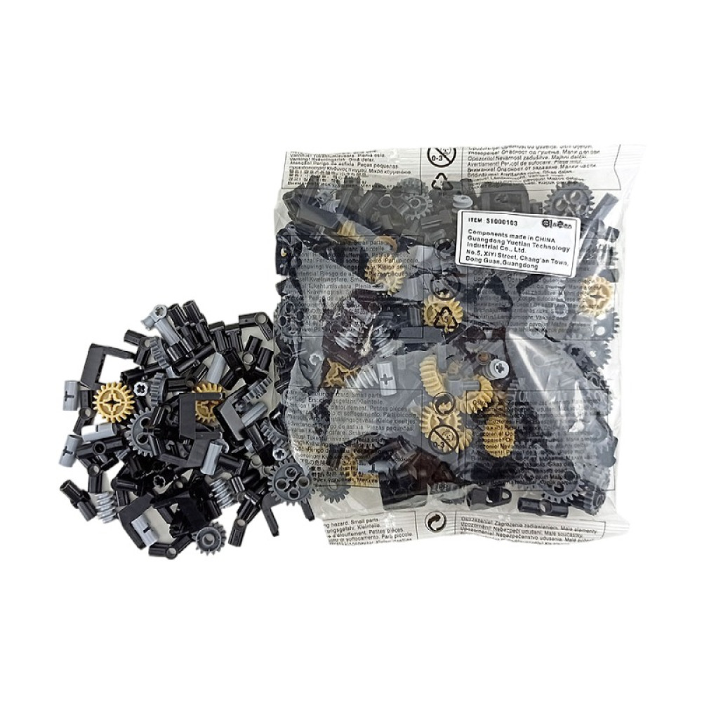 EduWeDo S1000103 MOC Bilim ve Mekanik Aksesuar Paketi – Teknik Yapı Blokları İçin Ekstra Kiriş, Dişli ve Bağlantı Parçaları