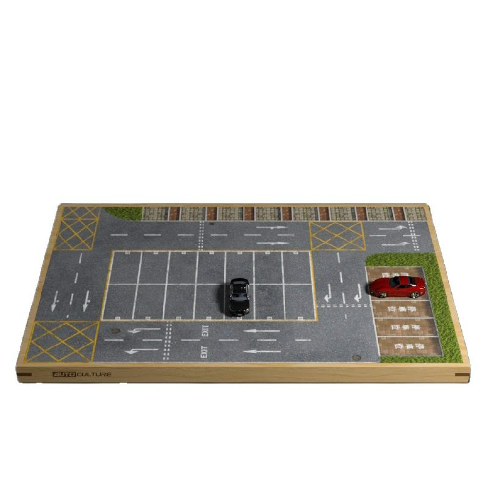 1/64 Ölçekli City Traffic VIP Ahşap Simülasyon Garajı – Diecast Modelleriniz İçin Şehir Trafiği Canlanıyor