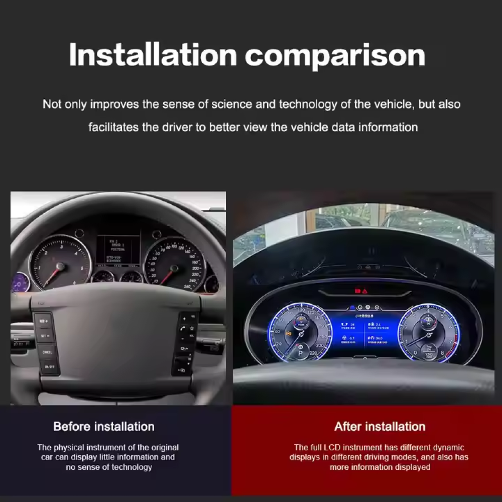 Volkswagen Touareg Hayalet Ekran Gösterge 2003-2010