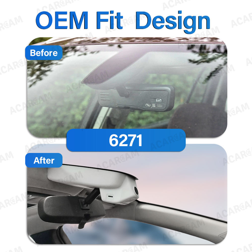 Buick ENVISION S Modele Özel 4K Çift Lensli Gizli Dash Cam