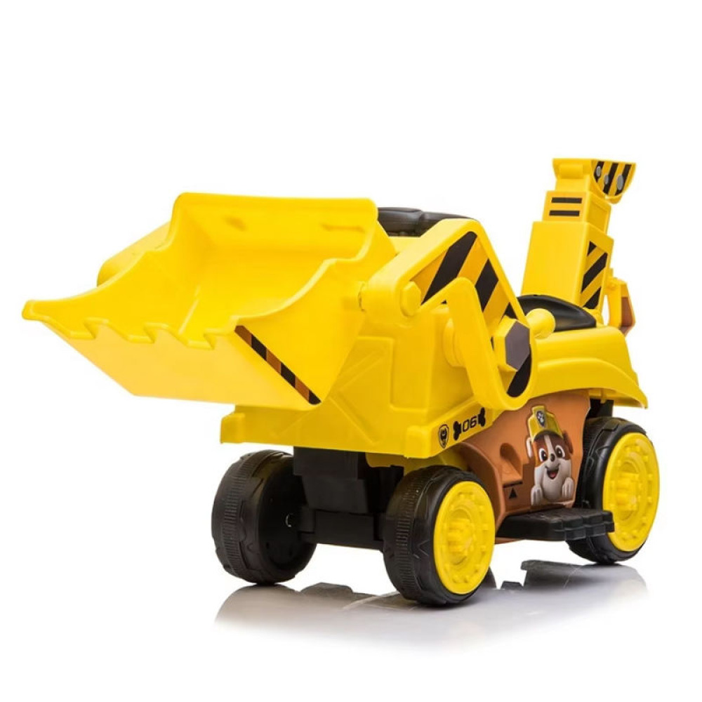 12V Heavy-Duty İş Makinası - Hareketli Kepçeli, Sarsıntısız Kalkış Destekli, Eva Yumuşak Tekerlekli ve Uzaktan Kumandalı Akülü Çocuk Kepçesi / Ekskavatörü