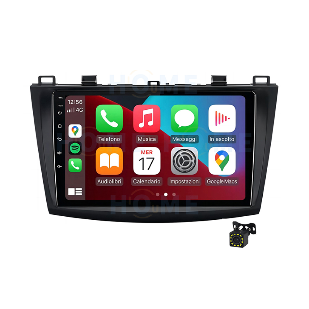 Mazda 3 Android 14 - CarPlay - Android - GPS Navigasyon - Multimedya Ekran 2009-2013