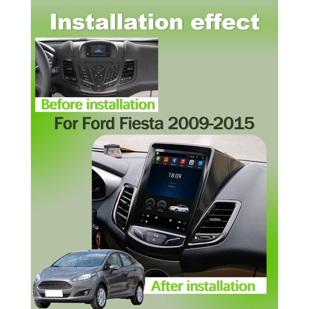 Ford Fiesta Tesla Ekran 2009-2015