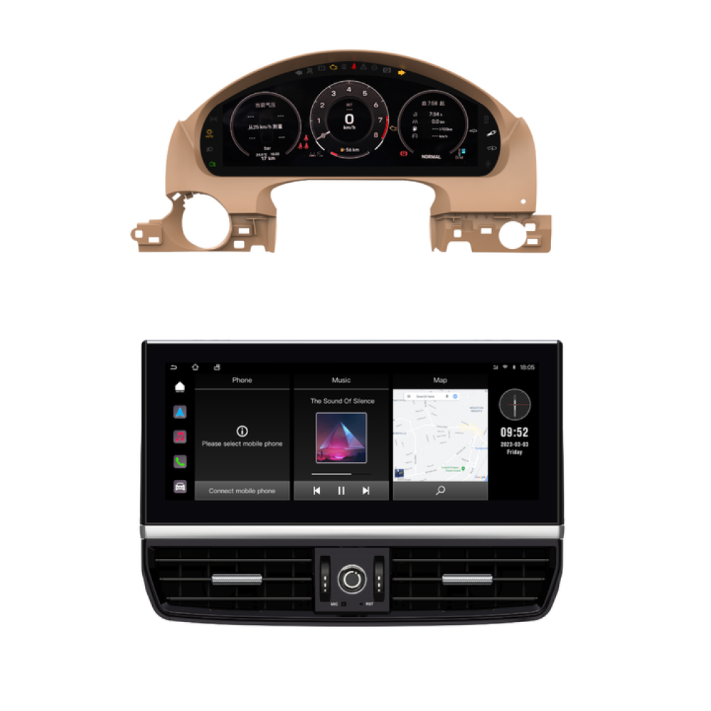 Porsche Cayenne Hayalet Ekran Gösterge 2010-2017